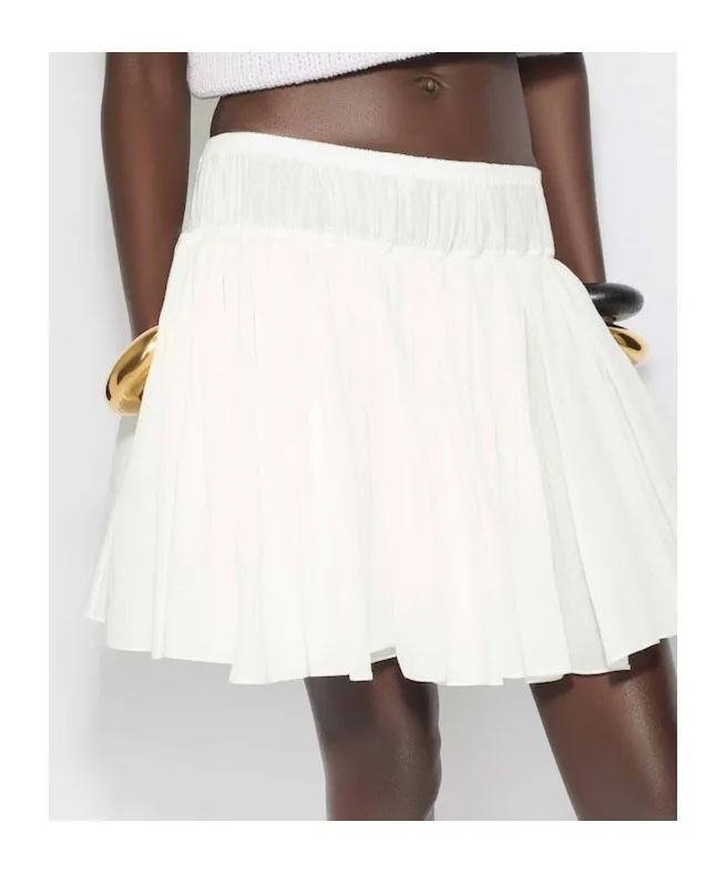 AlaÏA Gathered Mini Skirt