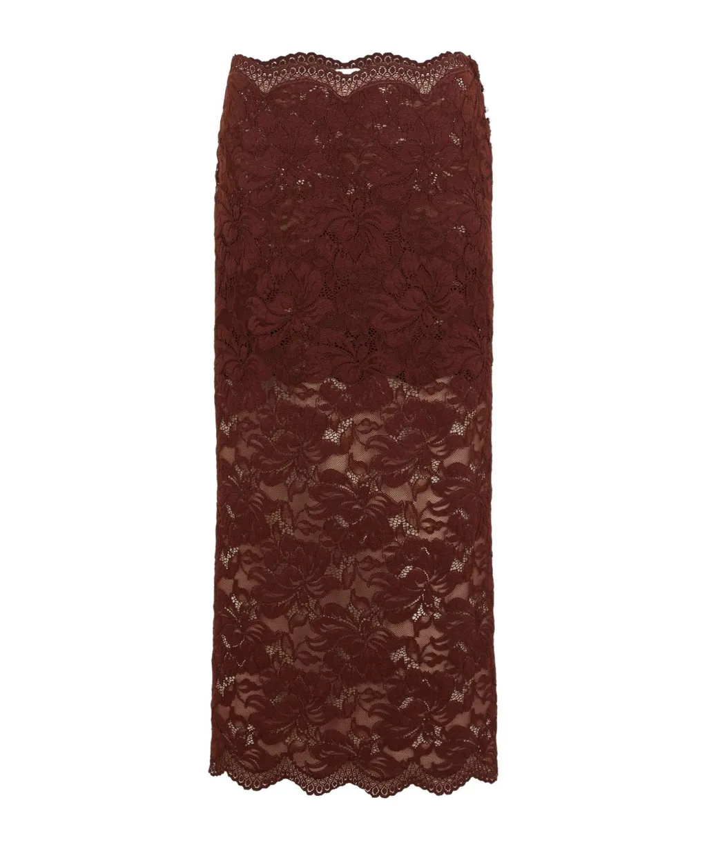 Rabanne Lace Midi Skirt