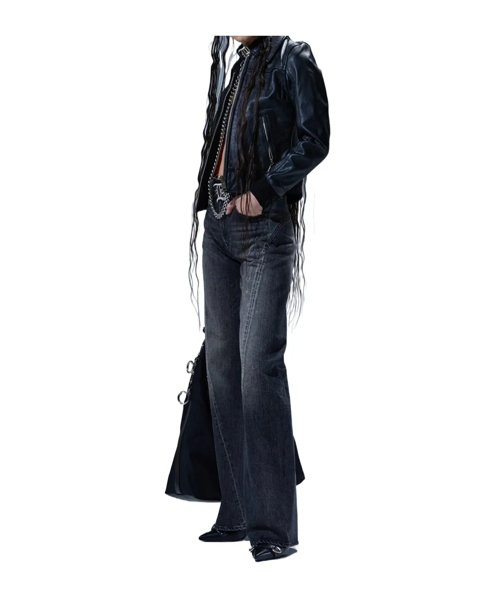 Twisted Seam Flare Jean