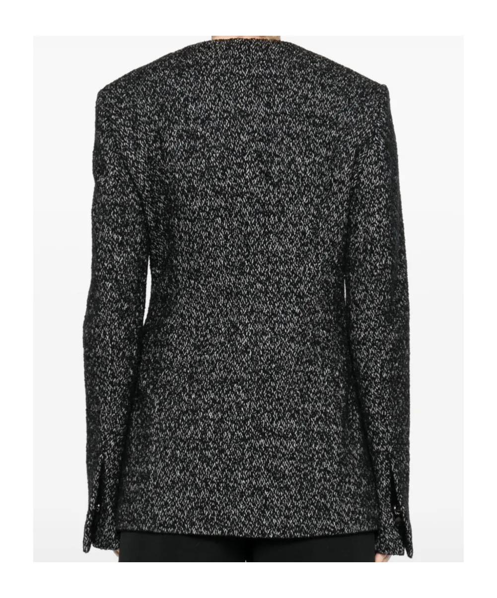Crew Neck Long Sleeve Casual Jacket