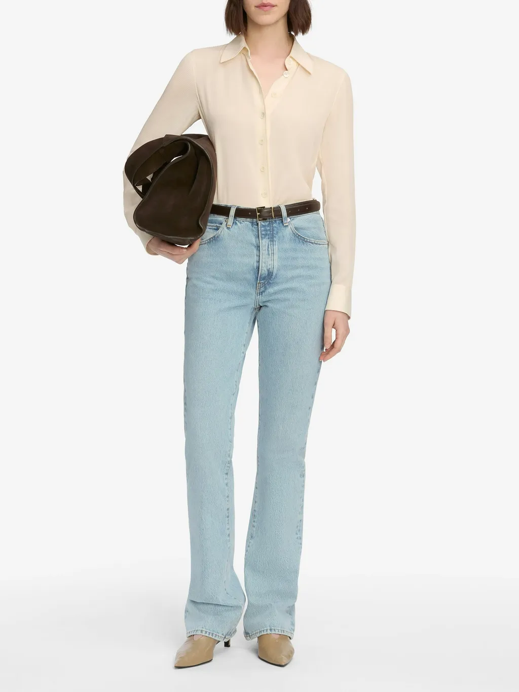High Waist Straight Jeans