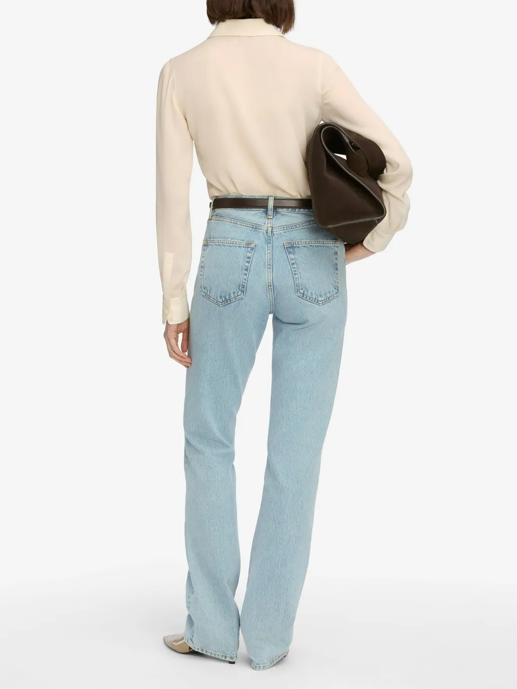 High Waist Straight Jeans