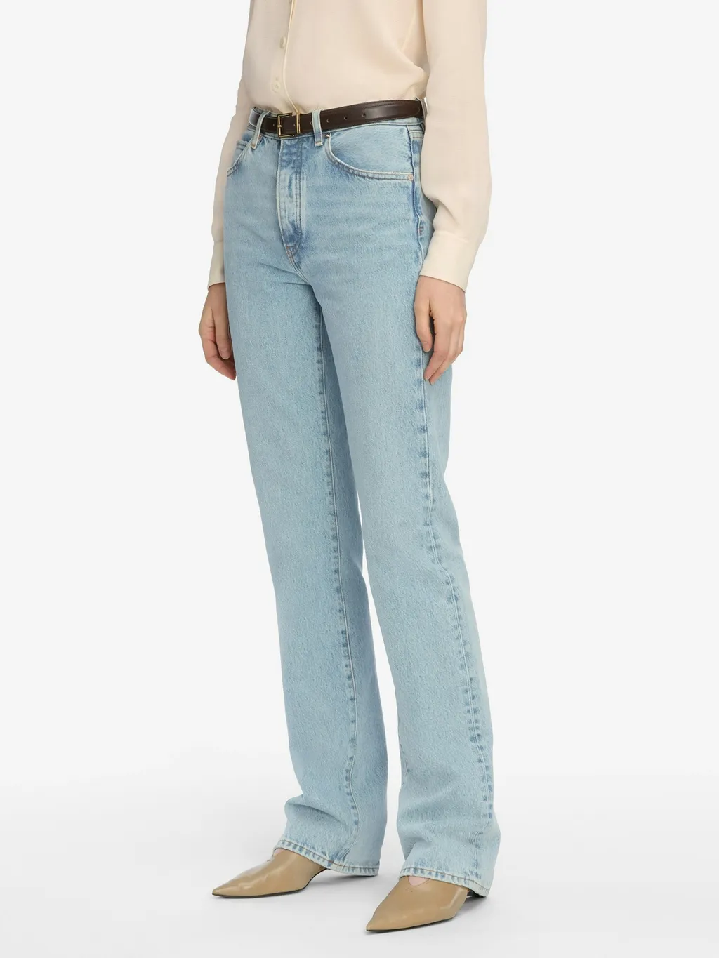High Waist Straight Jeans
