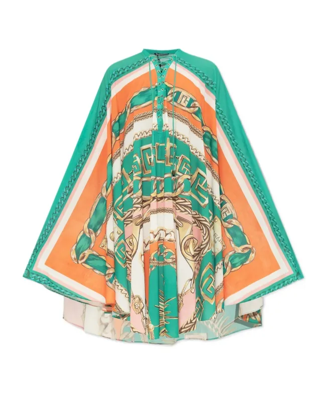 Balmain Printed Loose Fit Dress