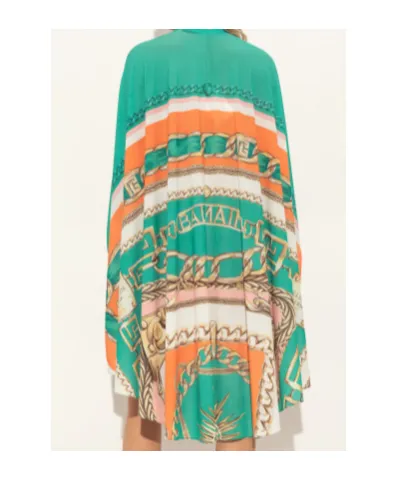 Balmain Printed Loose Fit Dress