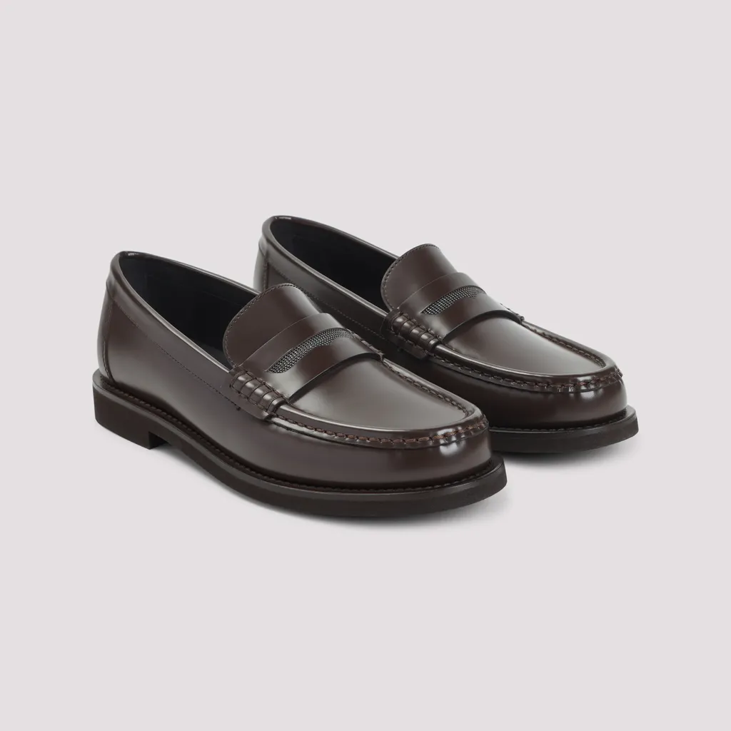 Brunello Cucinelli Embellished Loafers