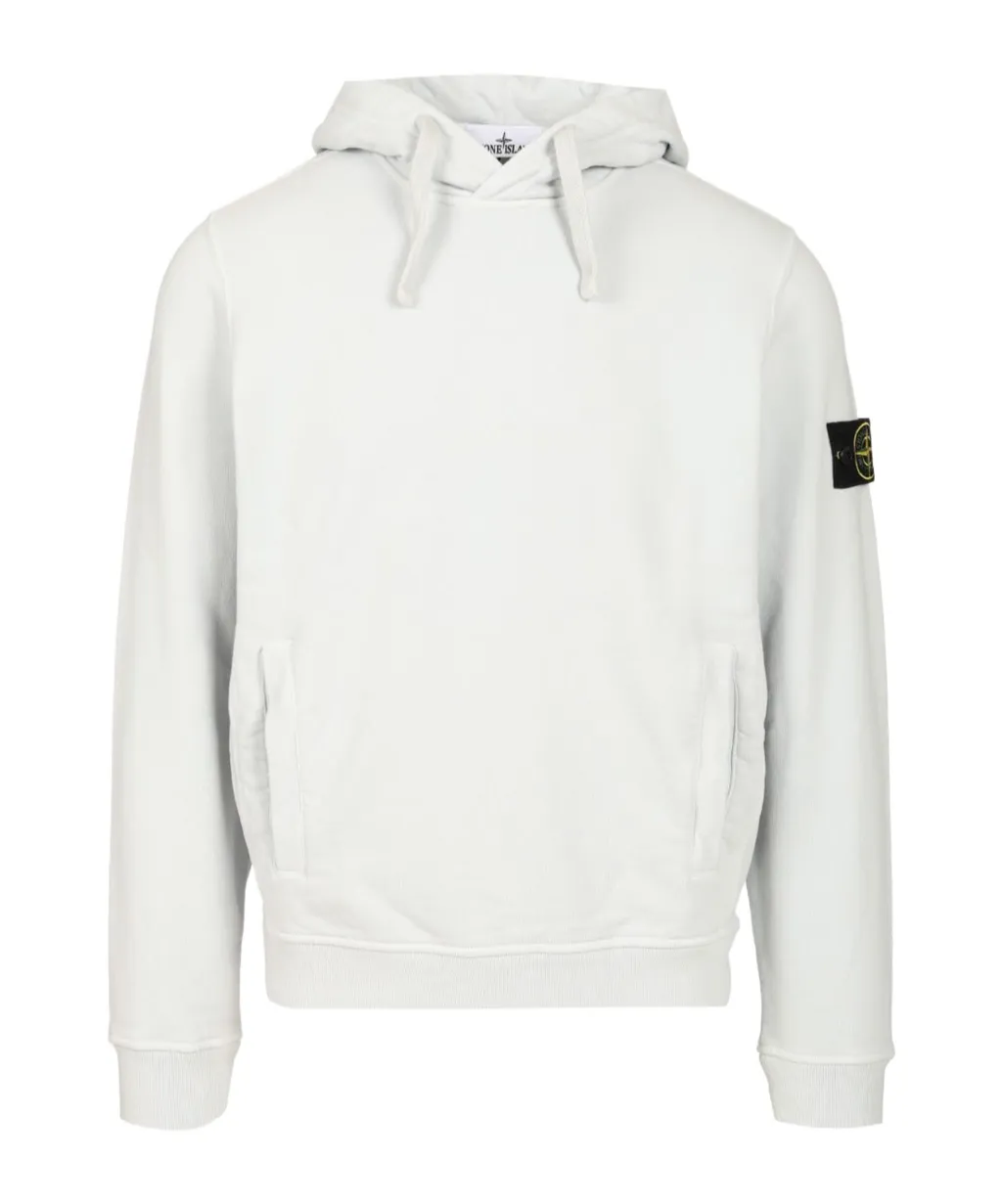 Stone Island Logo Patch Drawstring Hoodie