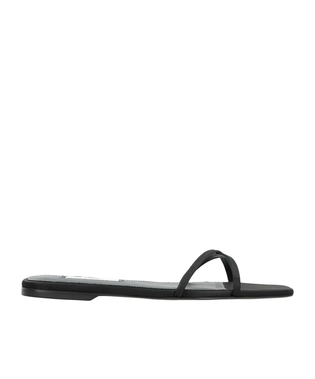 TotÊMe Satin Open-Toe Slides