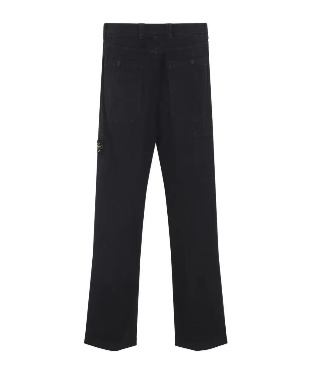 Stone Island Loose-Fit Cotton Pants
