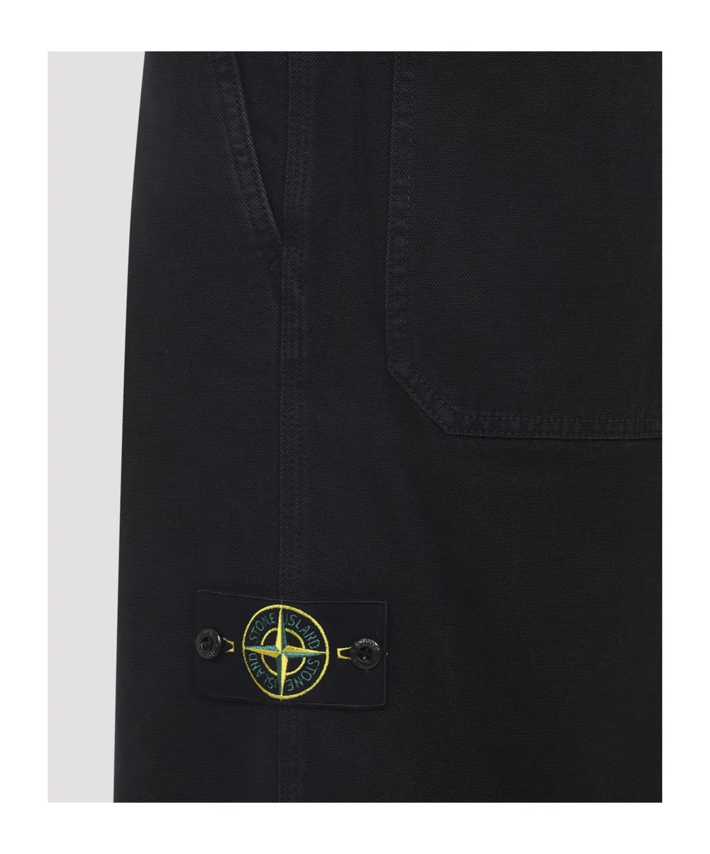 Stone Island Loose-Fit Cotton Pants