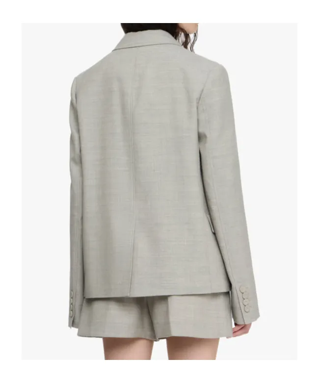 Double-Breasted Wool Blazer