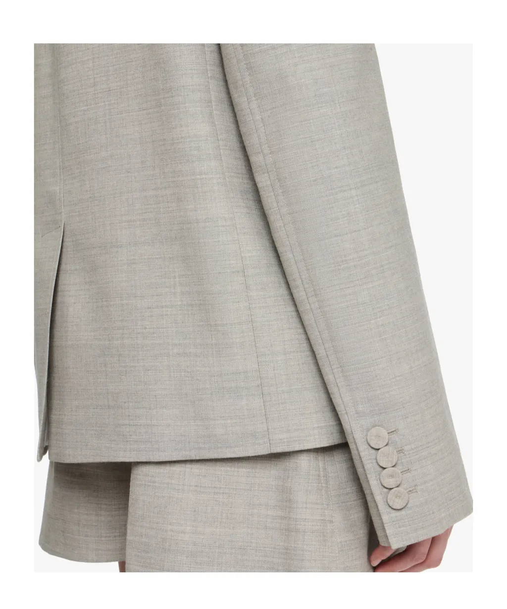 Double-Breasted Wool Blazer