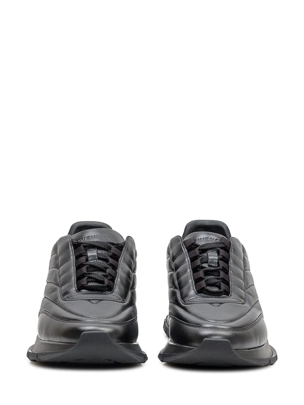 Trainers Sneakers In Shiny Padded Leather