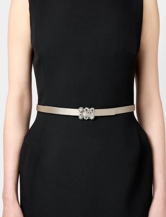 Efflorescence Belt In Satin