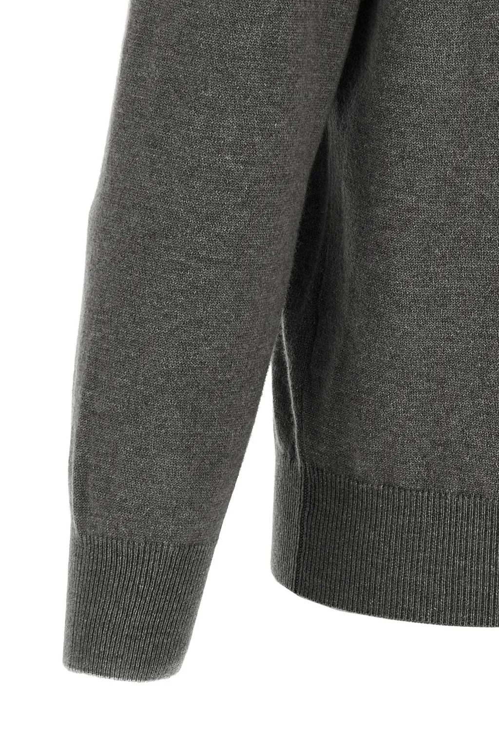 Brunello Cucinelli Funnel-Neck Knitted Polo Shirt