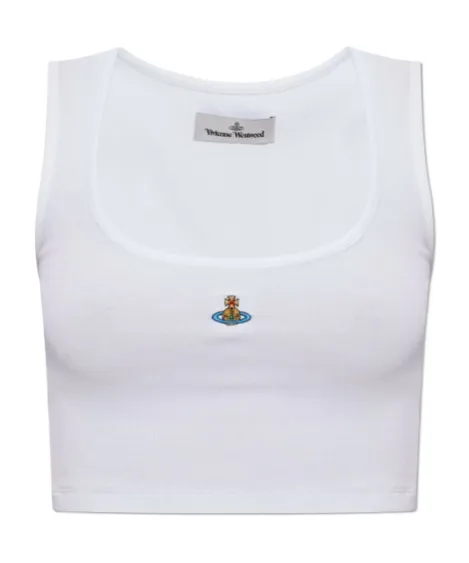 Vivienne Westwood Orb Embroidered Top