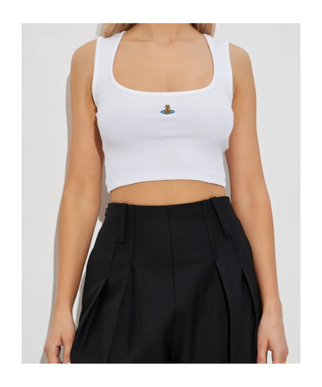 Vivienne Westwood Orb Embroidered Top