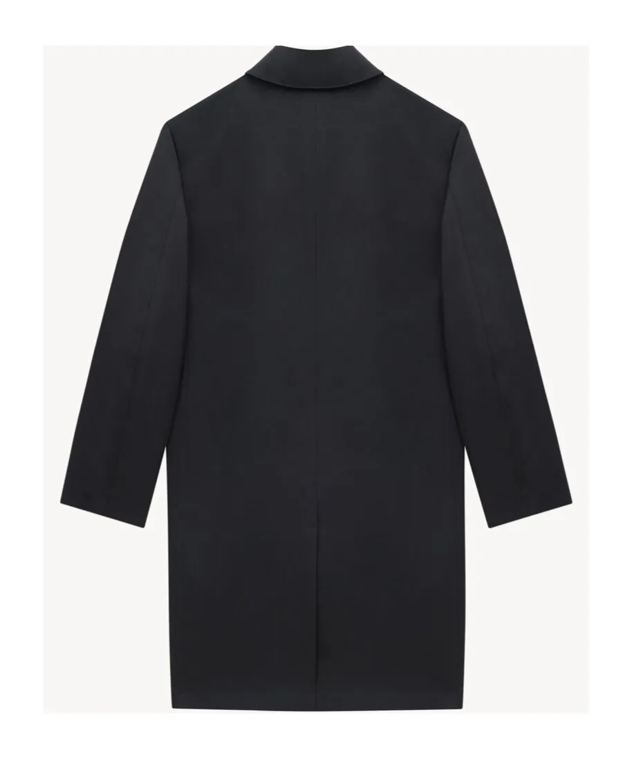 Saint Laurent Button Detailed Knee-Length Coat