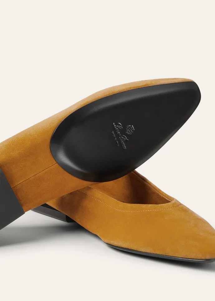 Loro Piana Primula Round Toe Slip-On Flats