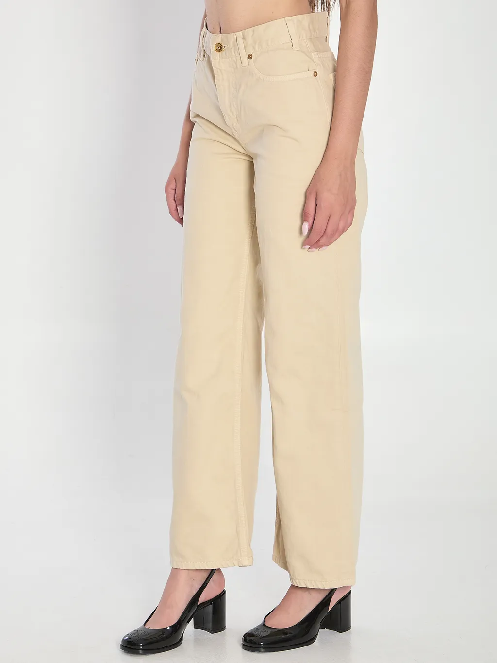 Jolene Jeans In Cotton Twill