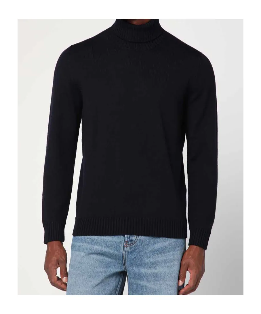 Turtleneck Long-Sleeves Sweater