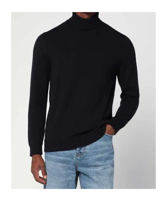 Turtleneck Long-Sleeves Sweater