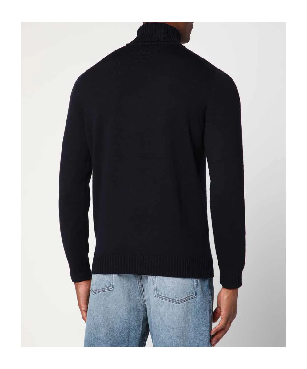 Turtleneck Long-Sleeves Sweater