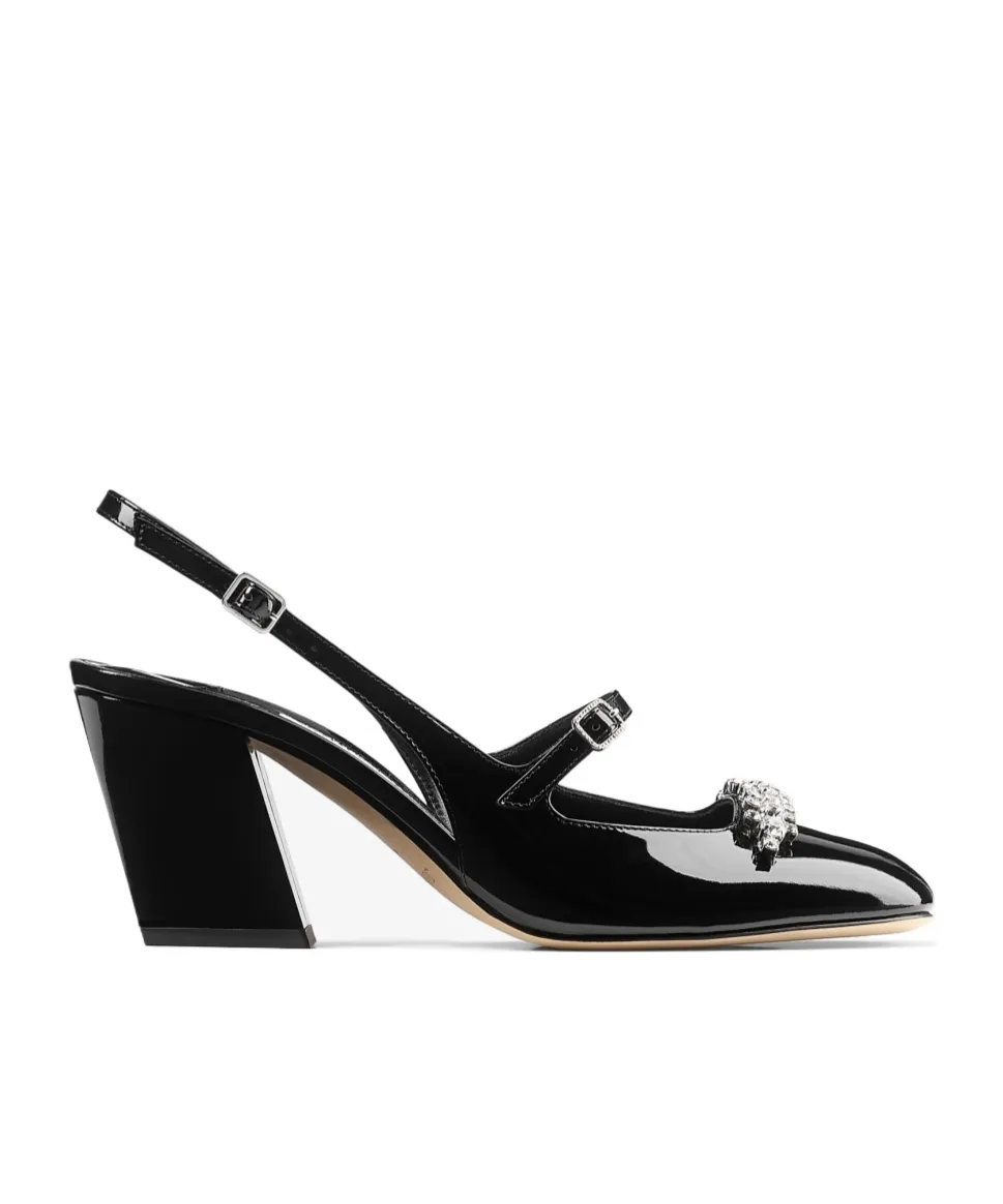 Jimmy Choo Belinda Embellished Round Toe Pumps