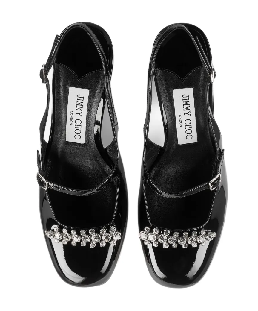 Jimmy Choo Belinda Embellished Round Toe Pumps