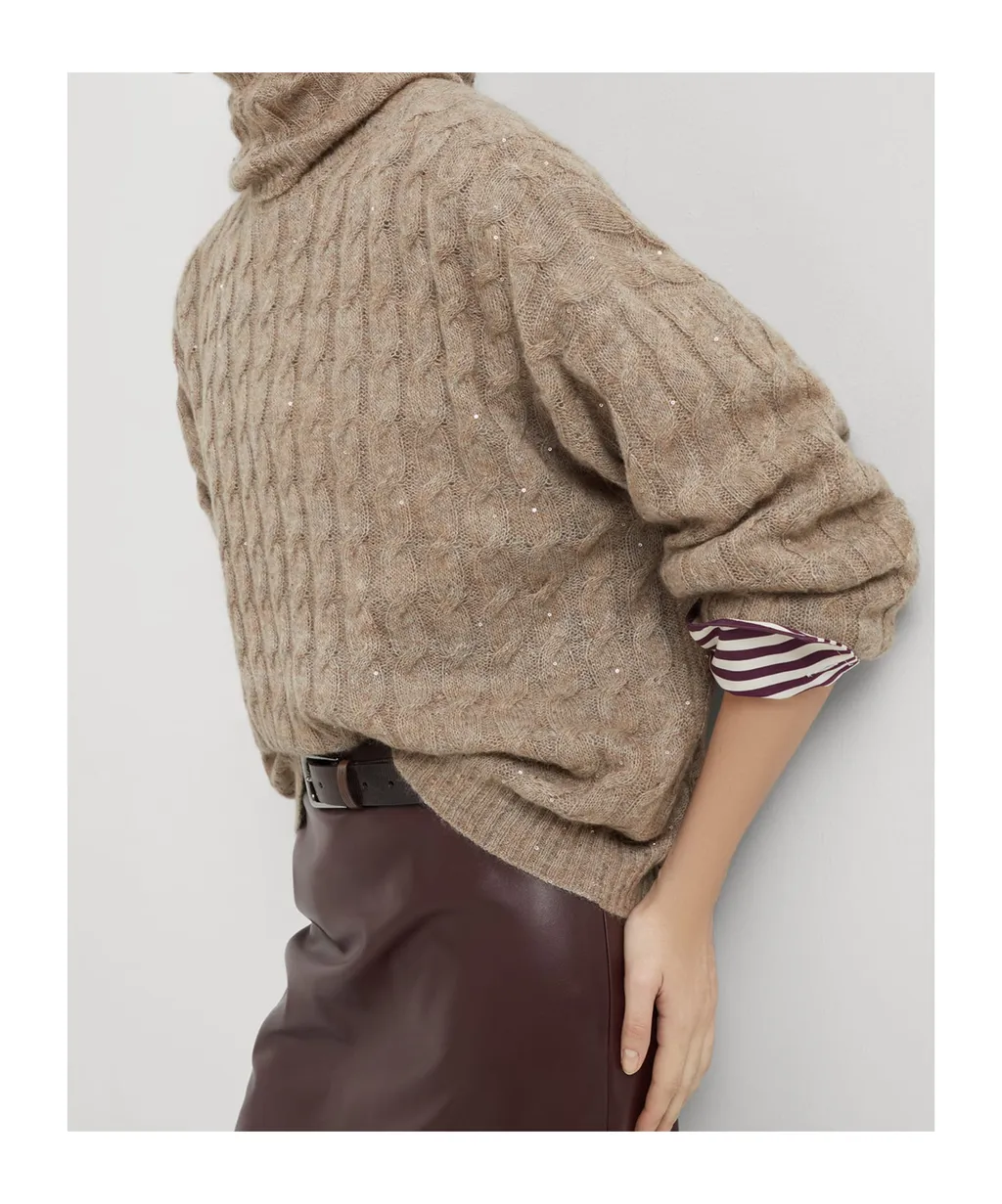 Cable-Knit Jumper