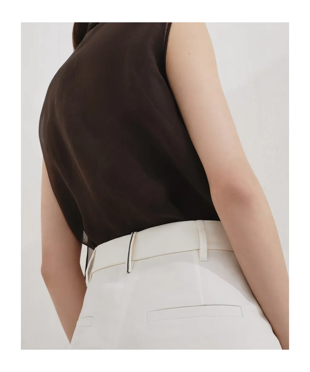 Brunello Cucinelli Monili Detailed Tailored Trousers