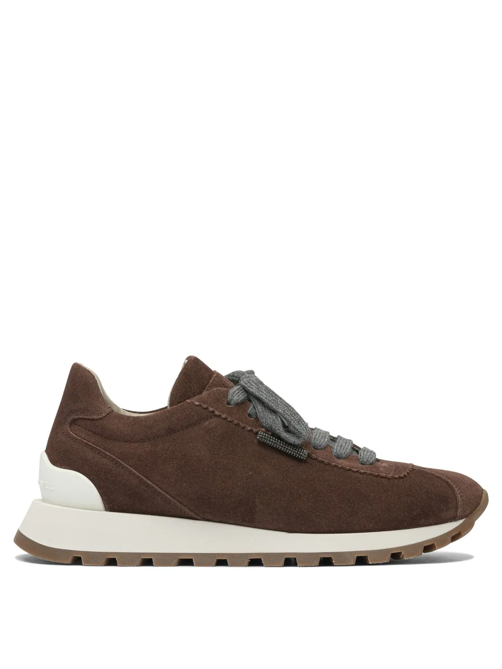 Brunello Cucinelli Round-Toe Lace-Up Trainers