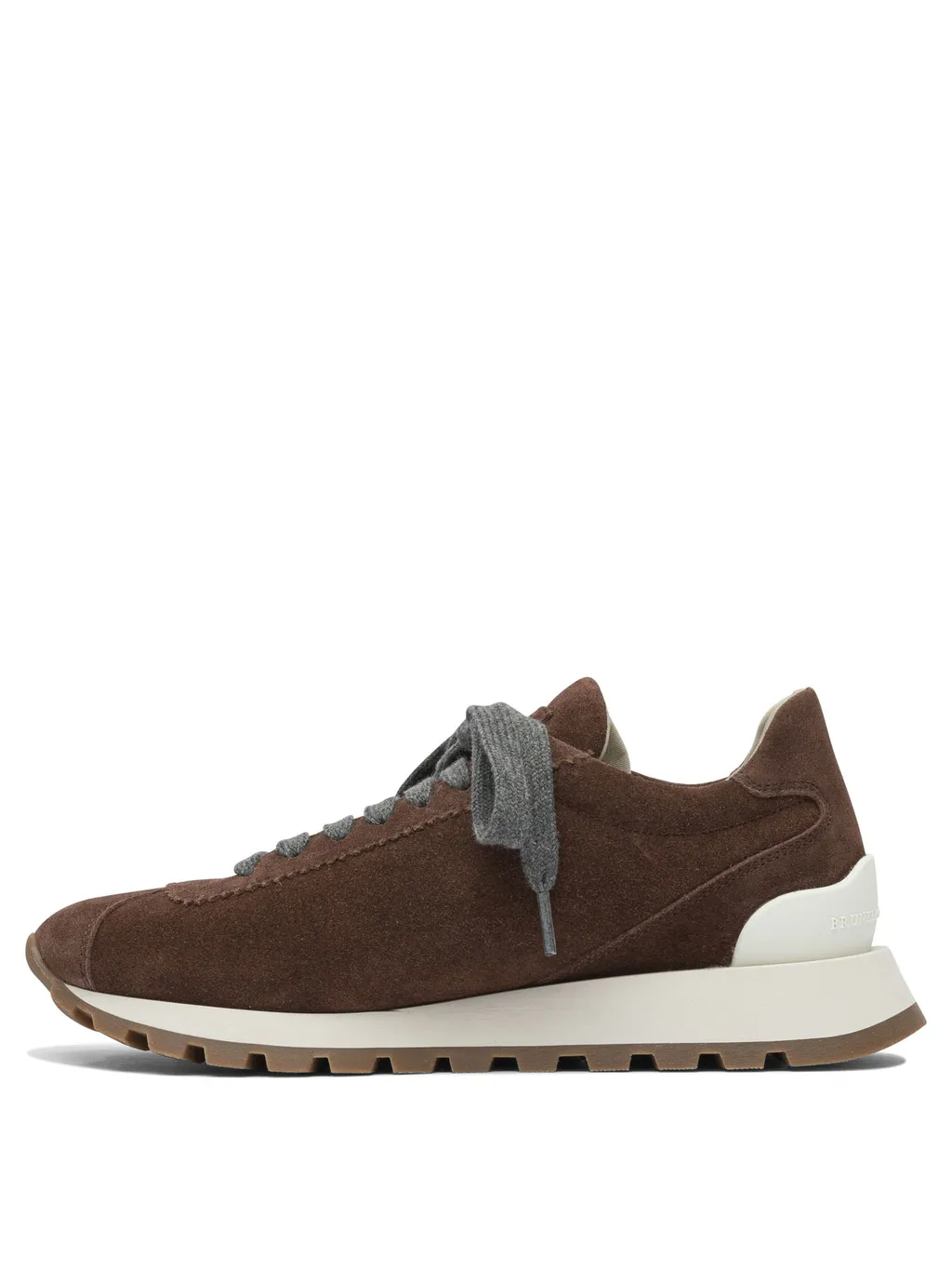 Brunello Cucinelli Round-Toe Lace-Up Trainers