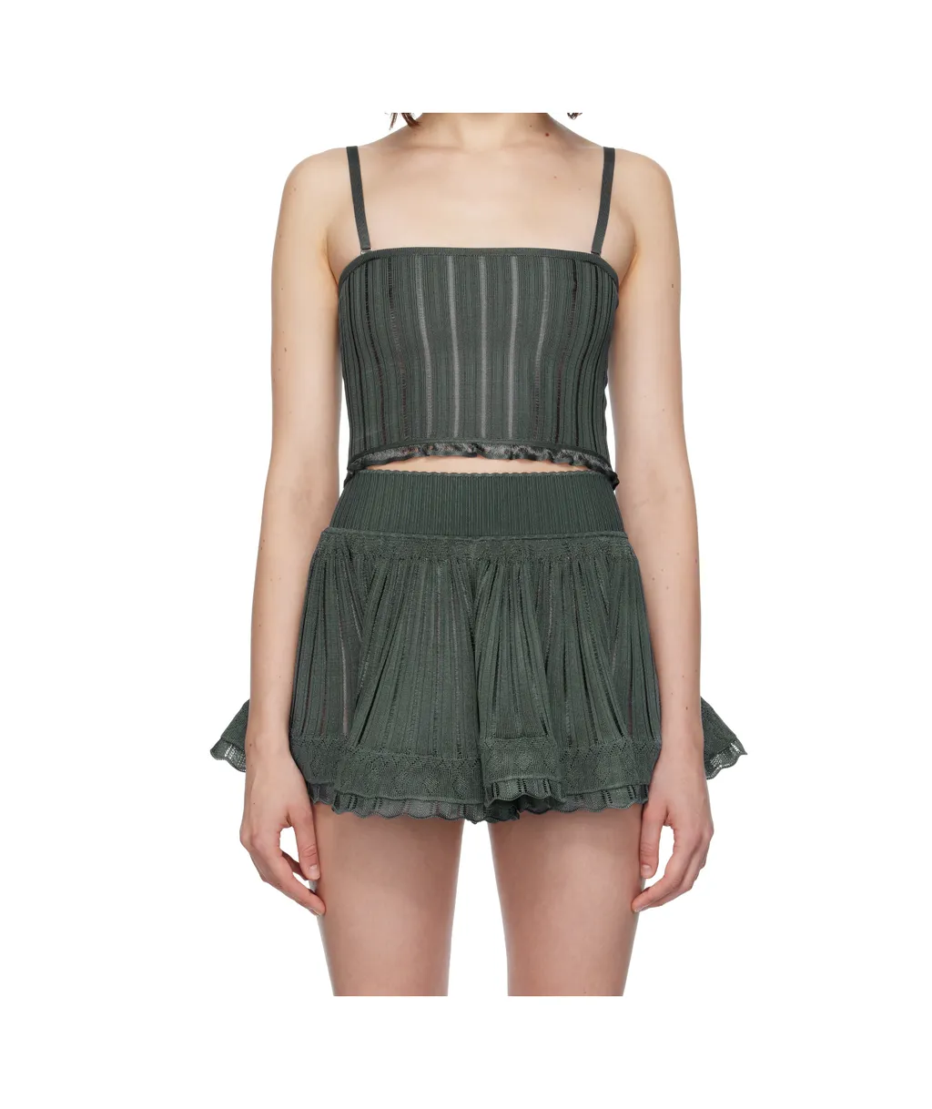 Ribbed-Knit Vest