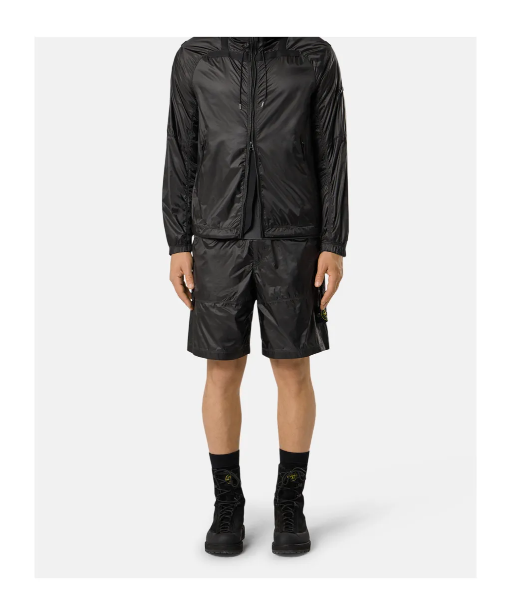 Stone Island Logo Badge Shorts