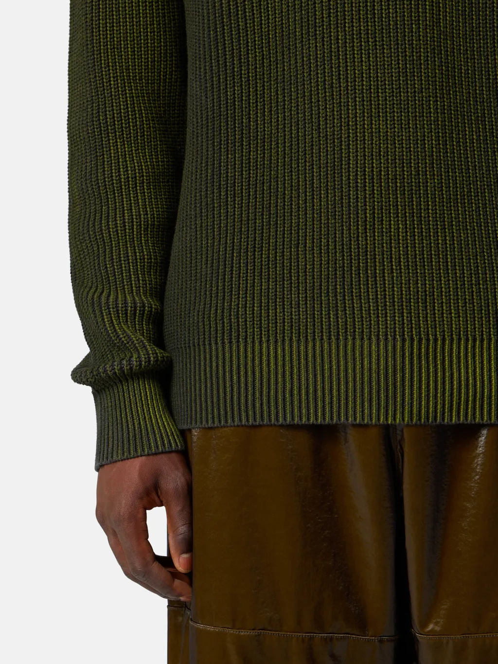 Stone Island Logo Patch Knitted Jumper
