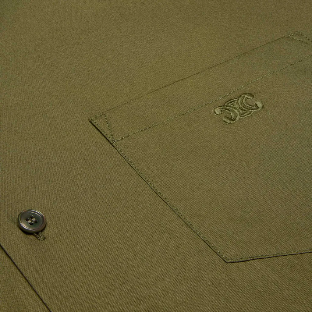 Bowling Shirt In Cotton Poplin
