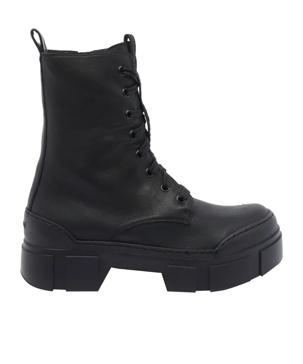 Vic Matie Round-Toe Lace-Up Ankle Boots