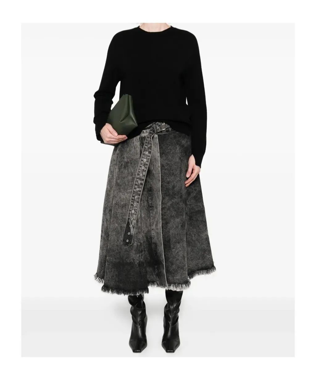 Round-Neck Cashmere-Wool Sweater