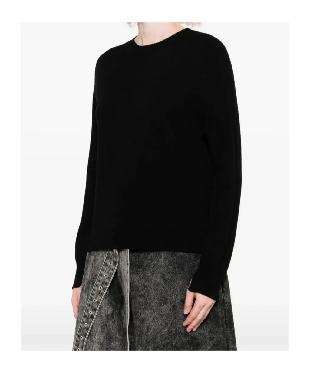 Round-Neck Cashmere-Wool Sweater