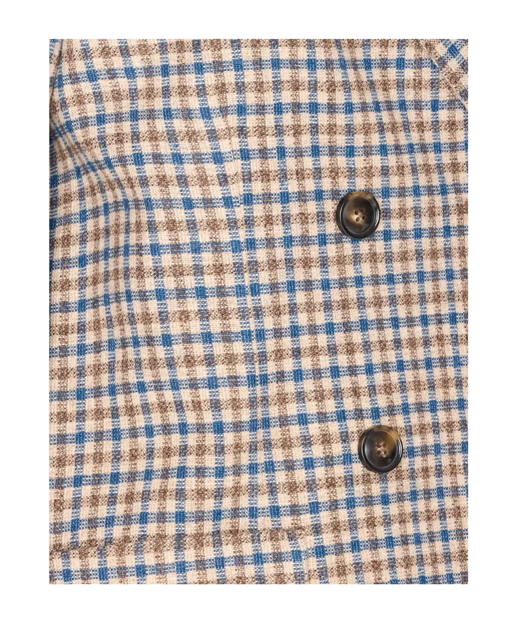 Circolo 1901 Double-Breasted Check Jacket