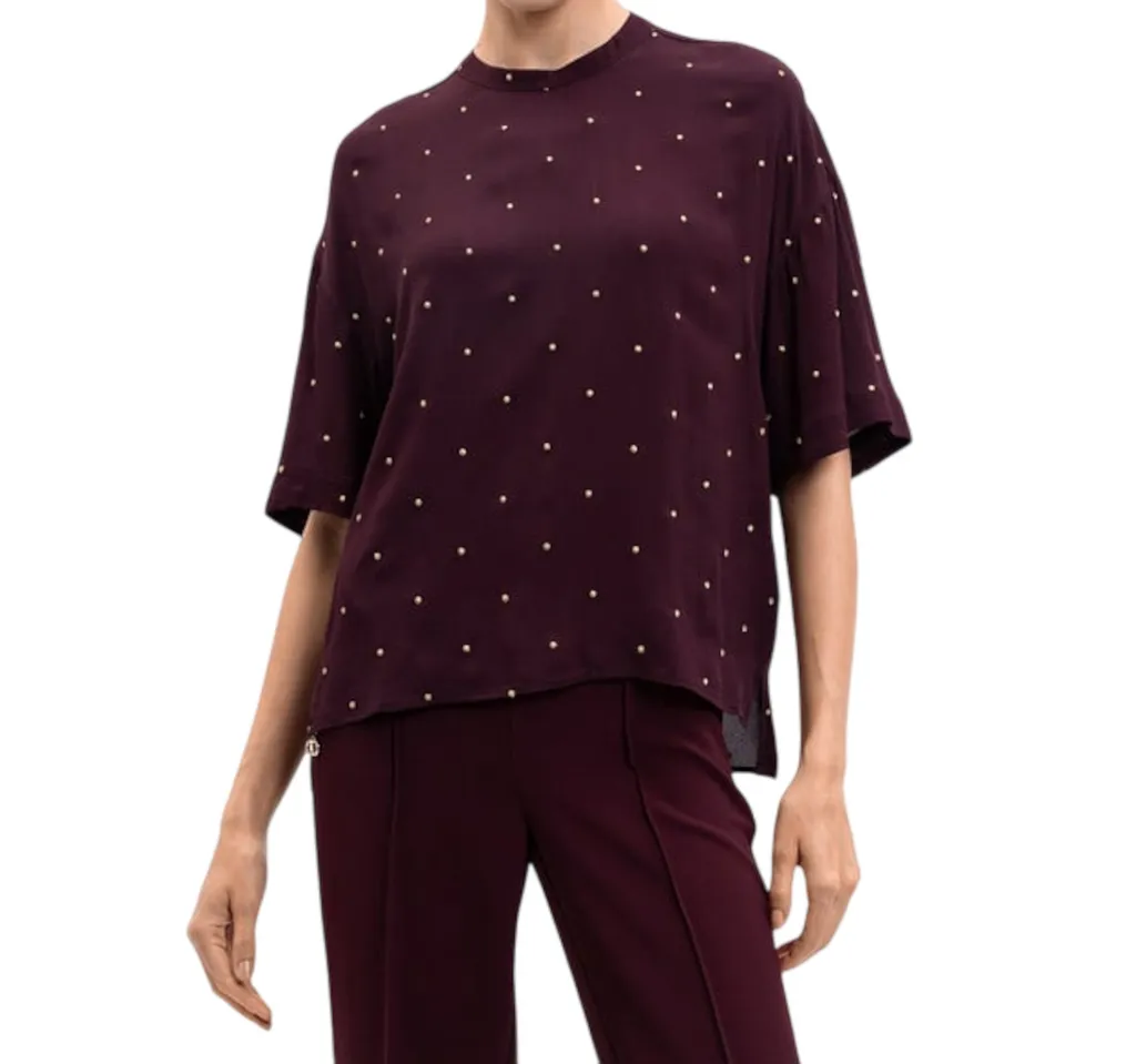 Studded Short-Sleeve T-Shirt
