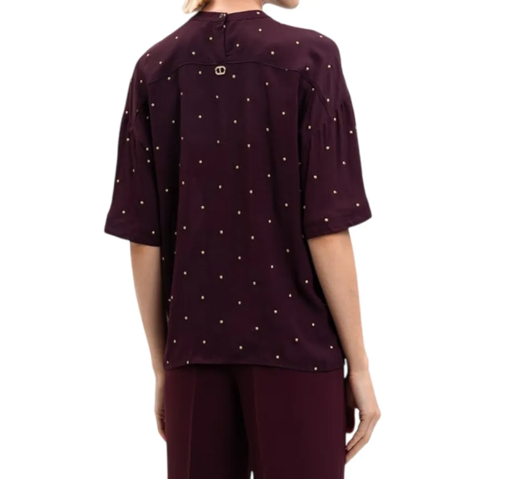 Studded Short-Sleeve T-Shirt