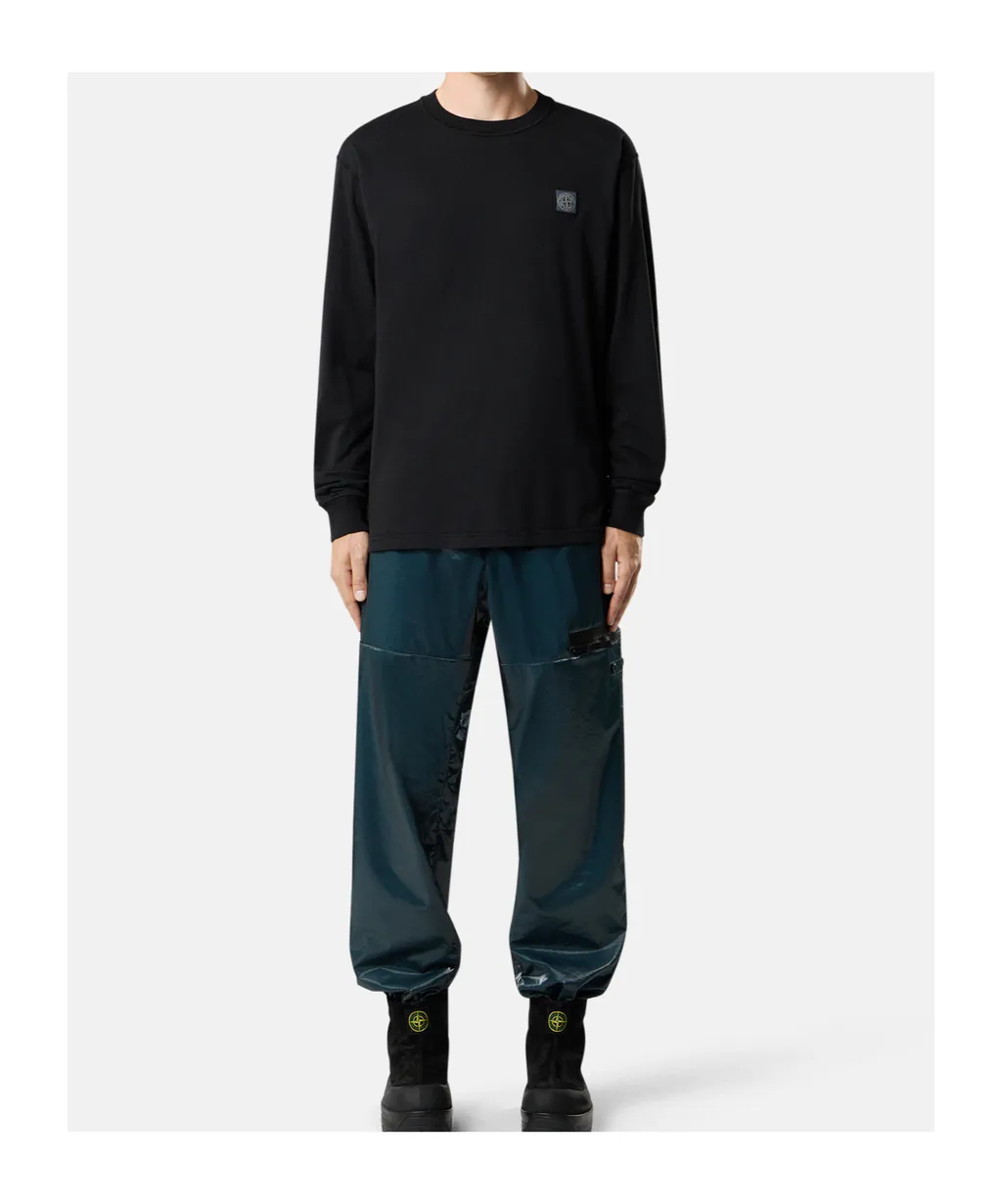 Compass-Patch Long-Sleeve T-Shirt