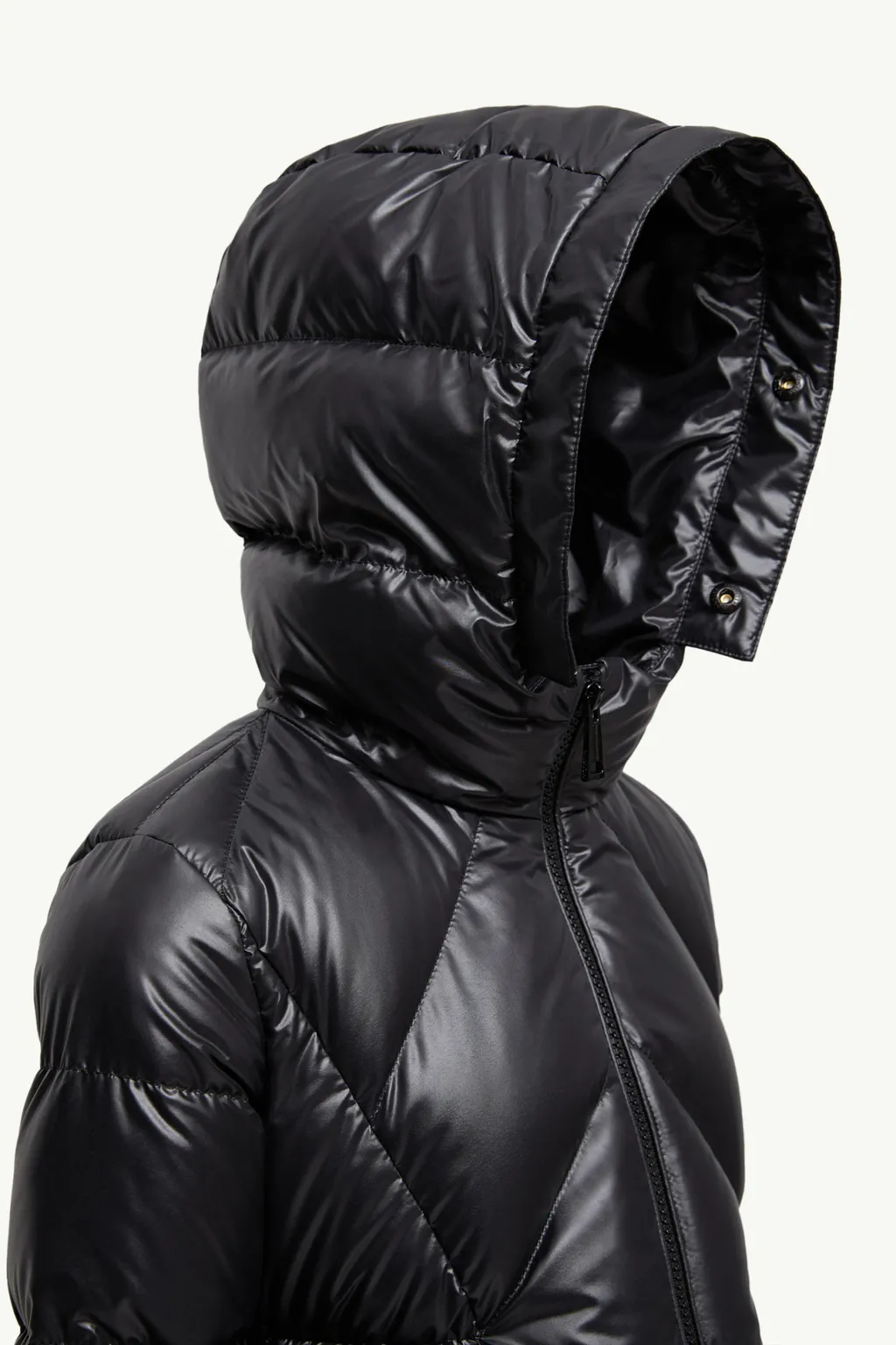 Moncler Enfant Shearling Detailed Down Jacket