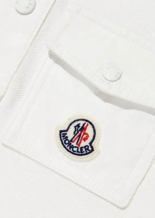 Moncler Enfant Short Sleeved Polo Shirt