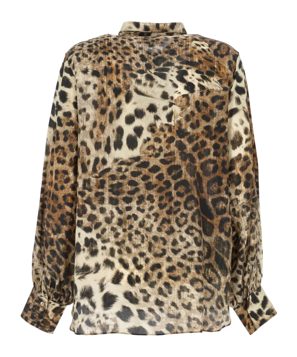 Antonelli Firenze Leopard Printed Blouse
