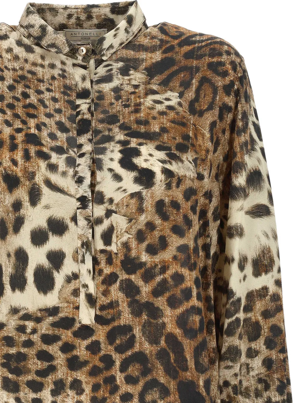 Antonelli Firenze Leopard Printed Blouse