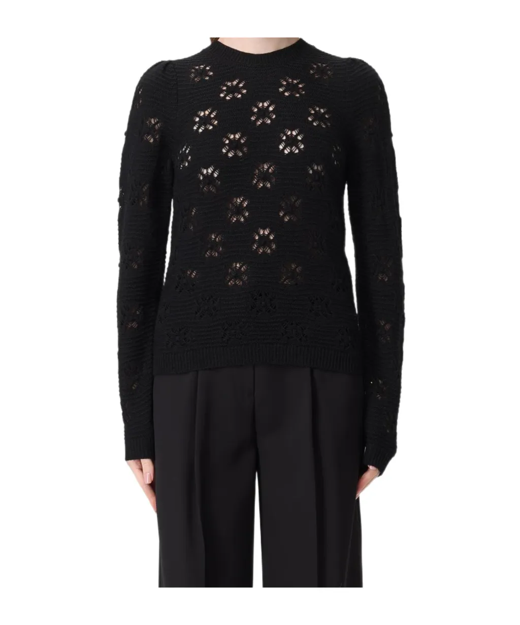 Floral-Pattern Sweater