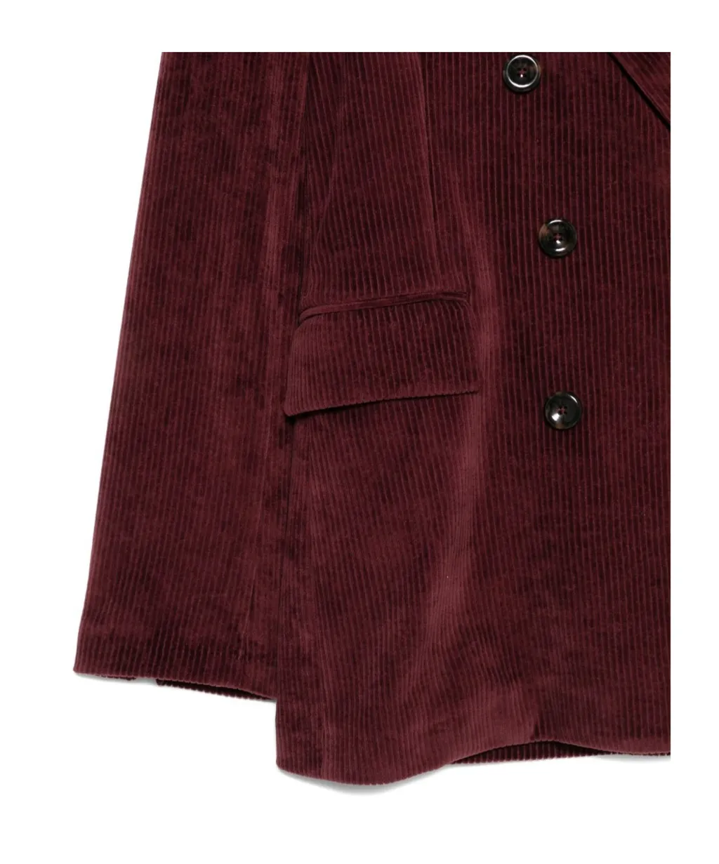 Circolo 1901 Velvet Double-Breasted Jacket